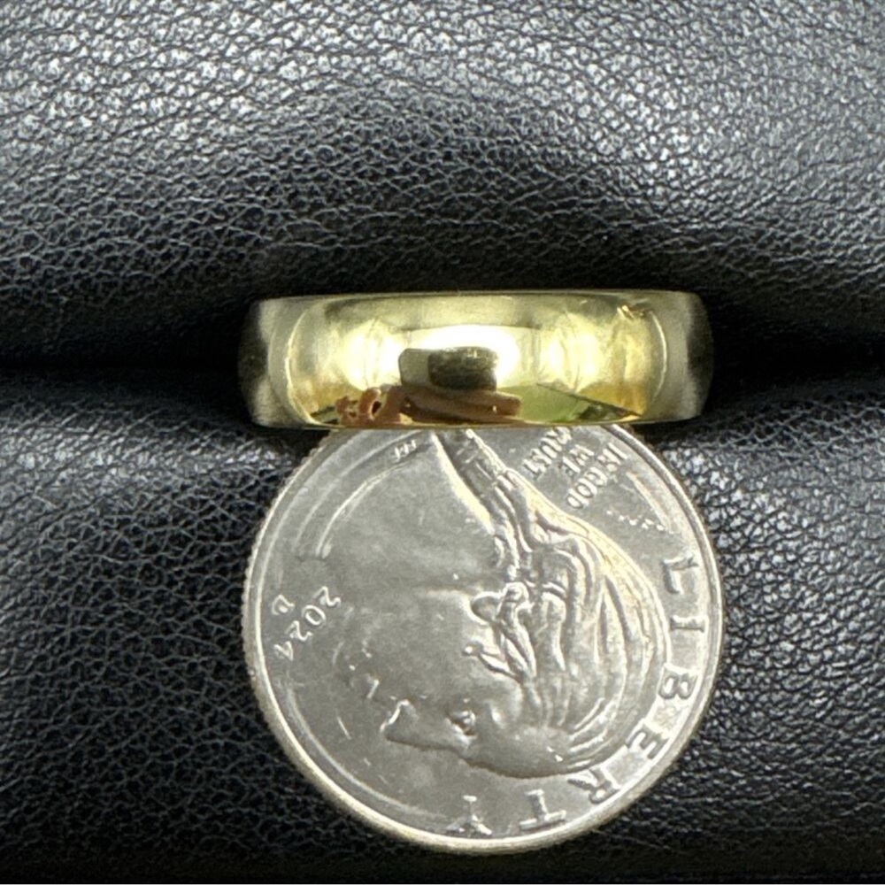 😎Elegant MENS Gold Plated sterling silver 925 Ring😎❤️❤️❤️❤️❤️❤️❤️❤️❤️❤️❤️❤️